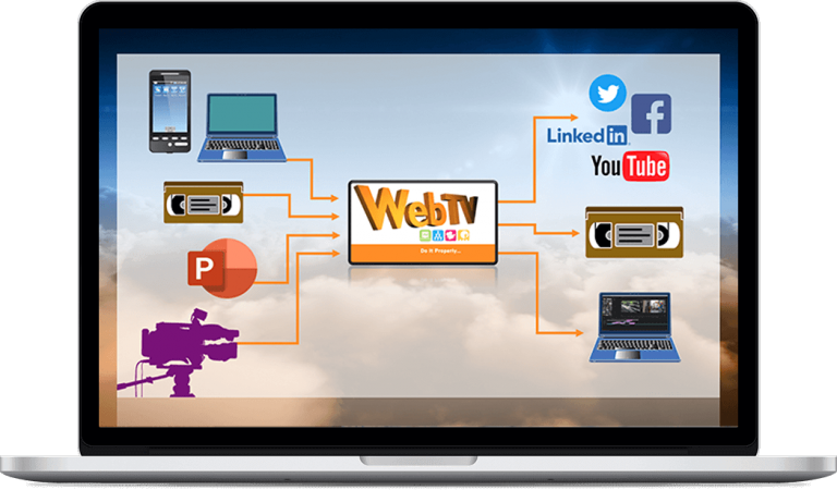 WebTV on laptop